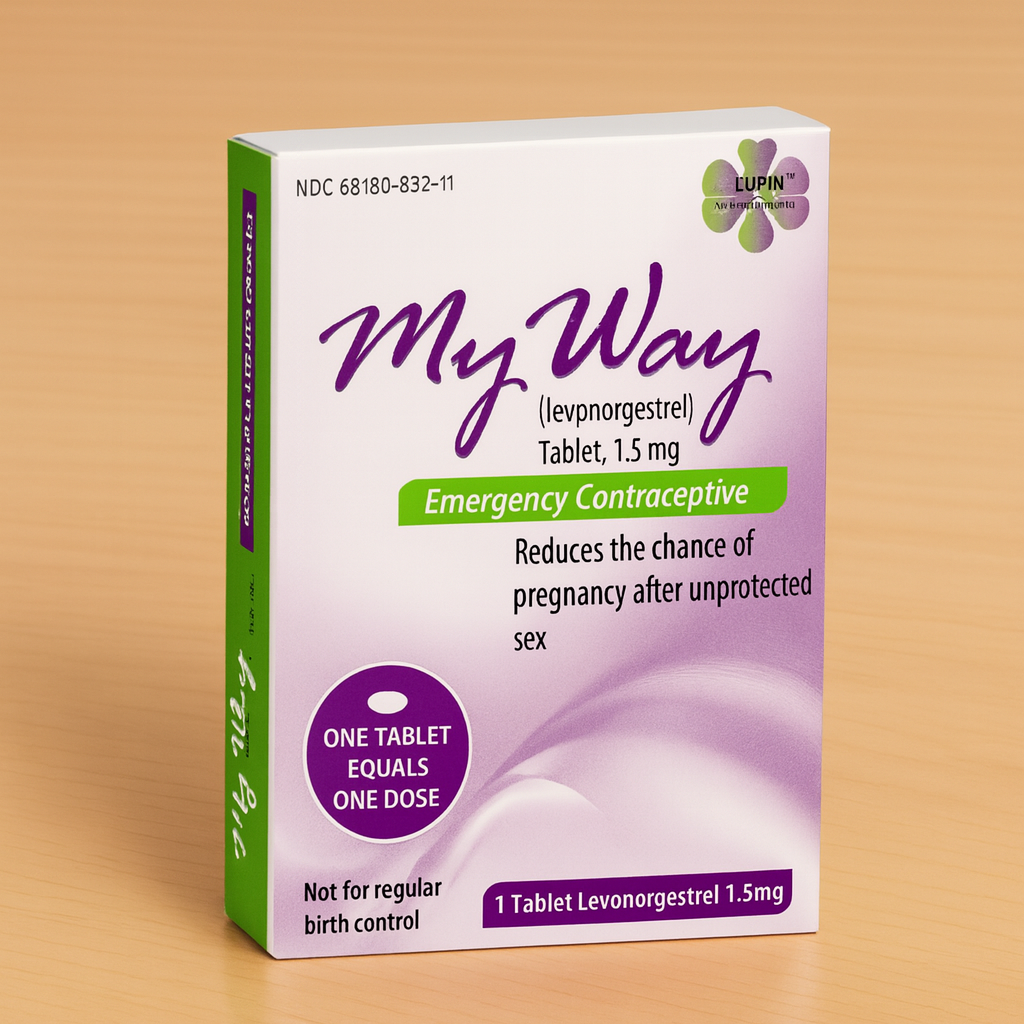 My Way® Morning After Pill – Levonorgestrel 1.5mg | Emergency Contraceptive Davao City – Same-Day Delivery